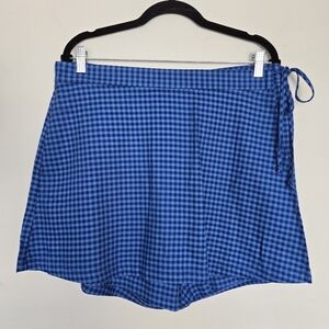 Dockers‎ Gimham Mini Skort Women's 33 Preppy Cottagecore Retro Feminine Spring